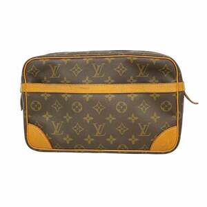 Louis Vuitton Monogram Compiègne 28 Clutch Bag M51845 Brown Men's